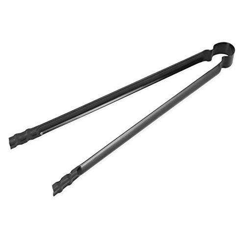 Aourrmmer Brush Iron BBQ Charcoal Tongs Handle Barbecue Clips Clamp Tools Portable Camping Kitchen Gadget 2pcs Barbecue