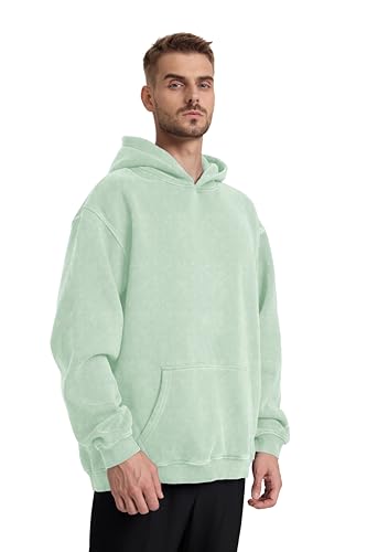Image of Hatant Oversized Hoodie Sweatshirts for Men Couples Heavyweight Hoodies Pullover Vintage Mens Acid Wash Sweaters Clothes 2026