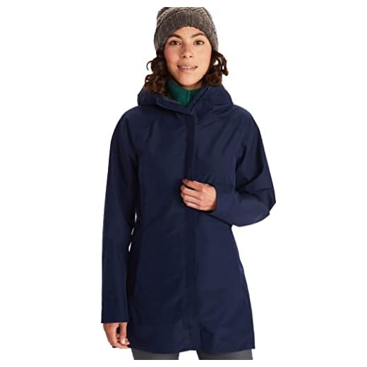 MARMOT Women’s Essential Rain Jacket | Gore-tex, Lightweight, Waterproof, Windproof, Arctic Navy, Medium