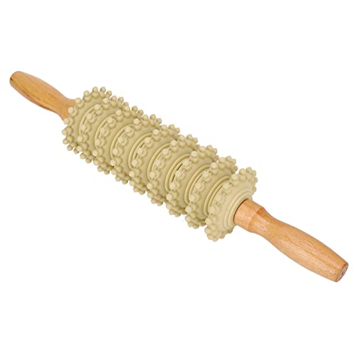 Rodillo de Masaje para Fascia, de Madera, para Puntos Gatillo, Piernas Delgadas, Reduce la Celulitis, para Masaje Fascial miniatura 1