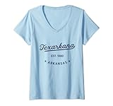 Photo Gallery fantastico souvenir da viaggio texarkana arkansas vintage texarkana maglietta con collo a v Photo Gallery fantastico souvenir da viaggio texarkana arkansas vintage texarkana maglietta con collo a v