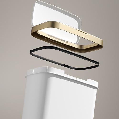 Corbeille à roulettes portable et ergonomique avec impression moderne - 4