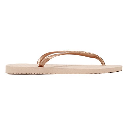 Havaianas Slim, Tongs Femme, Rose (Ballet Rose 0076), 37/38 EU