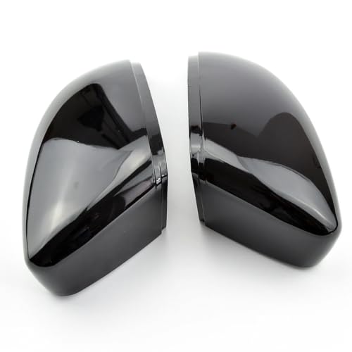 Coques de rétroviseurs noir brillant pour VW Passat B7 et CC