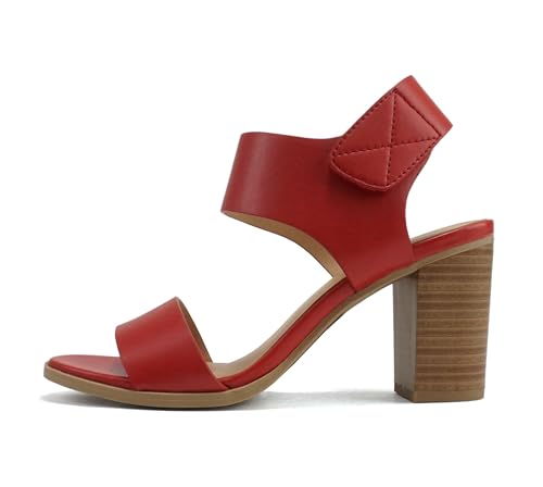Image of Soda Wait-A ~ Women Open Round Toe Chunky Heel Ankle Strap High Heel Dress Sandals