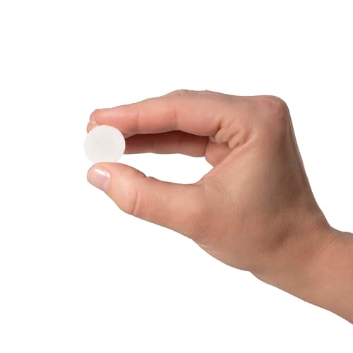Christian Wolf 7/8" Light Crisp White Hospital Communion Wafer - Perfect for Distribution Round No. 4, Plain - 7/8 Inch 1,000 Count