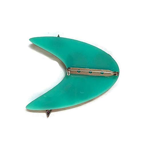 50S Style Cherry Boomerang Brooch, Retro Acrylic Brooch Pin For Women, Laser Cut #TOP19