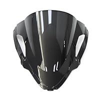 Amazon | フロントガラス オートバイダブルバブルウィンドシールド の