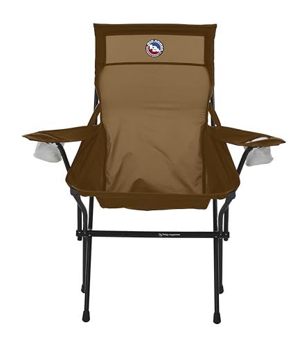 Big Agnes Big Six Armchair - High & Wide Luxury Camp Chair, Brown Sugar