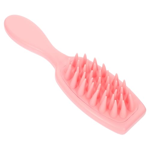 Hemobllo Brosse Massage Exfoliante pour Shampooing Brosse Démêlante Douce et Pratique Nettoie Pellicules et Apaise Démangeaisons Confortable Usage