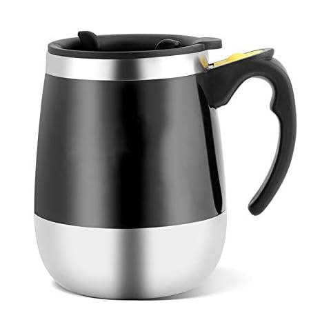 Kuuleyn Selbstrührende Tasse, elektrische selbstmischende Tasse aus rostfreiem Stahl Cover
