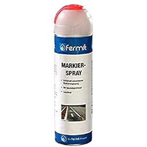 Fermit Markeerspray 500ml Markering Spray Lichtrood