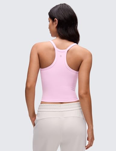 Image of CRZ YOGA Double Lined V Neck Cami Crop Tank Top