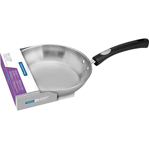 Frigideira Tramontina Inox Fundo Triplo Solar Silicone 24cm