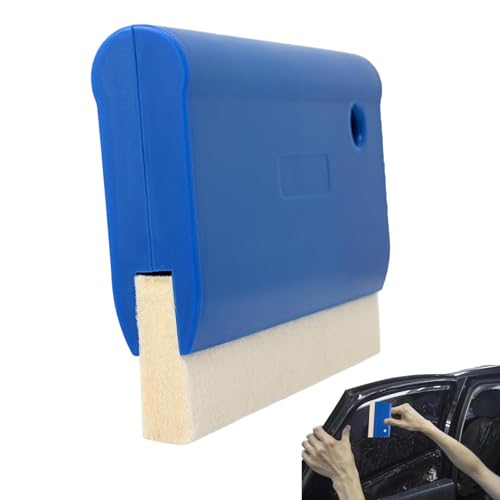 Tint Application Squeeze Car Window, Vehicle Film Installation Squeegee Tool, 5.51x3.54x0.87 Inches, Professional Vinyl Wrap, Window Cleaner Scraper for Glass, Shower, Door