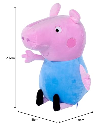 Simba Peppa Pig Peluche, 31 Cm, Colore Bianco/Beige, 109261003 - 6