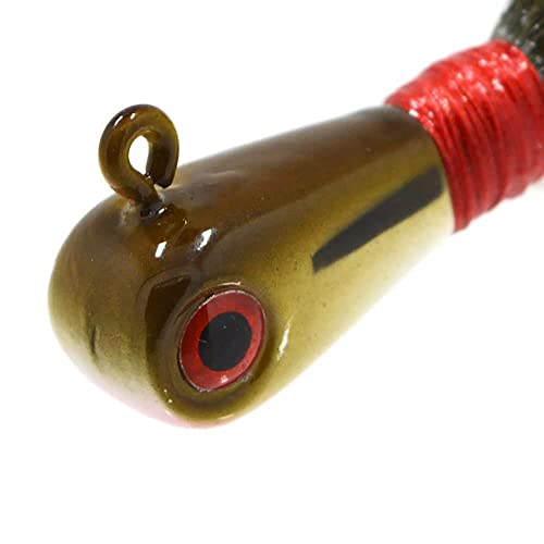 Kmucutie 5 Pcs Glow Bucktail Jigs Saltwater Or Freshwater Bait ，For Bass Flounder Fluke Striper Fishing Lure (Mixed Color D, 2 Oz)… #TOP4