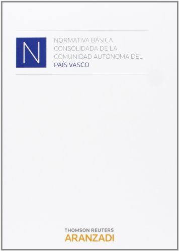 Portada de Normativa Básica Consolidada de la Comunidad Autónoma del País Va Sco