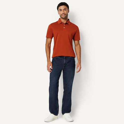 Image of Amazon Essentials Men's Moisture Wicking Golf Polo Shirt, Short Sleeve, Slim-Fit, Quick-Dry, Active Wear