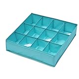 Organisateur de sous-vêtements à 12 compartiments : fabriqué avec un excellent -faire, pratique et résistant. boîte de rangement pour chaussettes