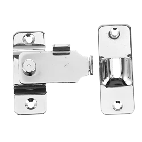 HOMOCONO Cerradura de Puerta de Inoxidable con Pestillo de Resistente y Duradera para Interiores y Exteriores Seguridad Adicional para Hogar y Oficina