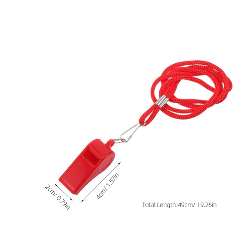 Silbatos Deportivos Plásticos 20 piezas con Cordón miniatura 2