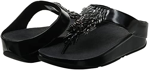 Image of FitFlop Women's Rumba Beaded Toe-Post Sandals