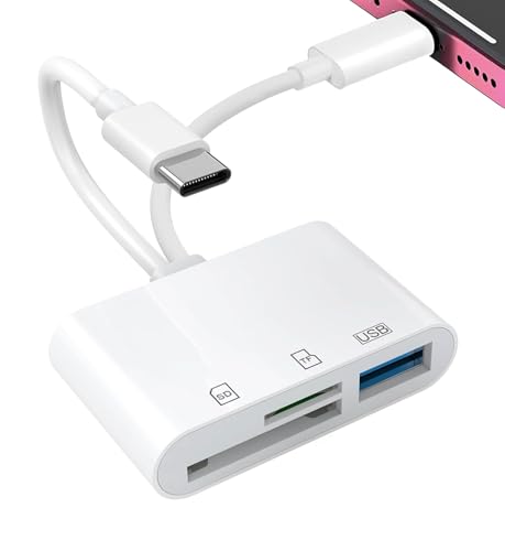 USB-C SD Card Reader for iPhone and iPad