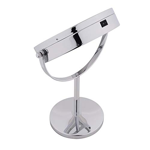 Espejo para maquillaje iluminado de 7 pulgadas con aumento miniatura 2