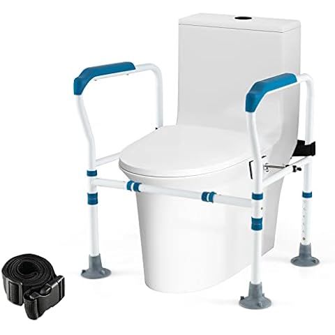 RELAX4LIFE Adjustable Toilet Safety Frame Cover