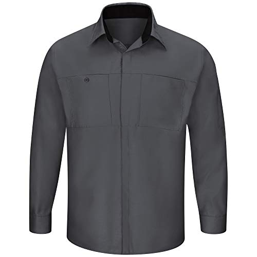 Chemise performance Red Kap à manches longues pour homme en atelier