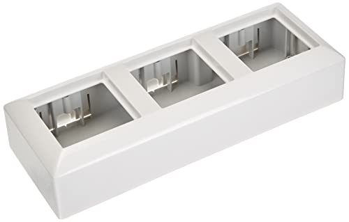 Jung AS 583 A WW AP-Kappe AS583AWW 3fach Alpinweiss, Weiß