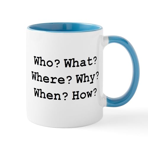 CafePress Who What Why 11 Oz Ceramic Mug 11 oz