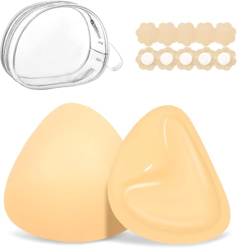 Image of Double Sided Sticky Bra Ultra Boost Inserts Pads Reusable Push Up Lift Self Adhesive Bra Pads for Bikini Swimsuit