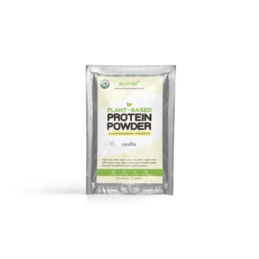 Pure Food Plant Based Protein Powder Sample Pack (Vanilla)