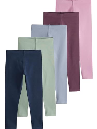 NEXT Mädchen Leggings (3 bis 16 Jahre), 5er-Pack...