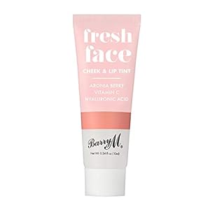 Barry M Cosmetics Fresh Face Cheek And Lip Tint, Radiant Dewy Skin With Blendable Formula, Shade Peach Glow