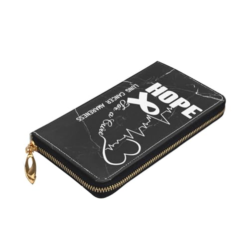 Hope for A Cure Lung Cancer Awareness Wallet Card Bag4