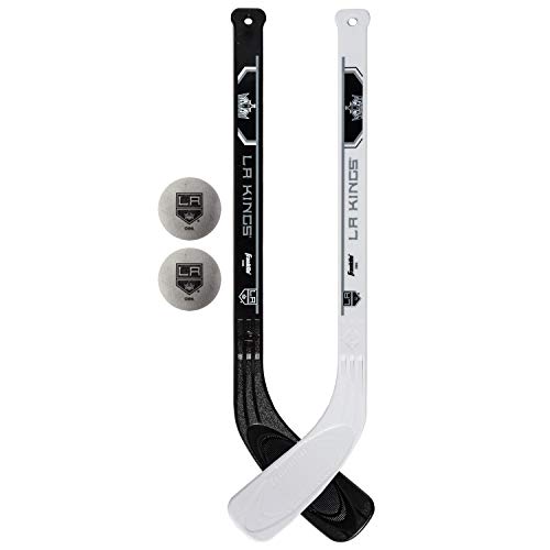 Franklin Sports NHL Mini Hockey Stick Set - NHL Team Knee Hockey Stick and Ball Set - Two Player Stick Set - Great Toy for Kids