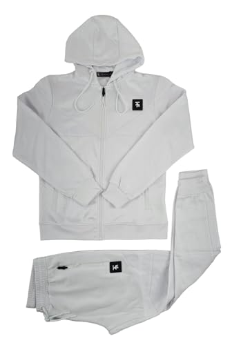 Survêtement athlétique homme haut de gamme ensemble jogging motif géométrique de qualité