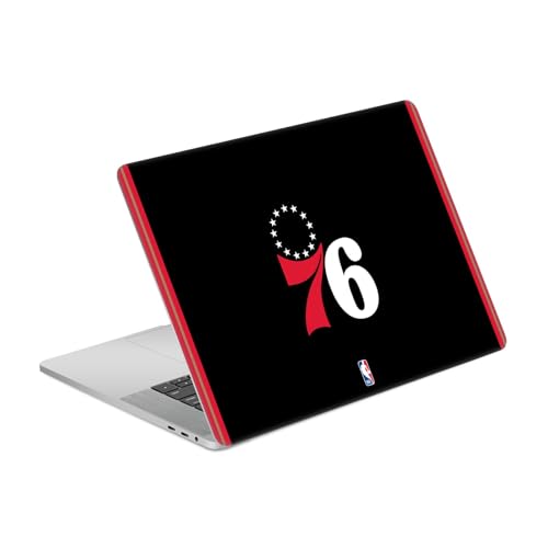 Autocollant vinyle NBA Philadelphia 76ers compatible MacBook Pro 15.4 A1707 A1990 Head Case Designs
