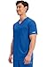 Cherokee Men's V-Neck Scrub Top with Mesh Yoke and Side Panels for Extra Breathability WW603, M, Royal