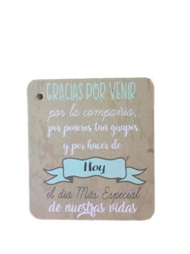 Etiquetas para detalles de Boda tarjeta de agradecimiento.