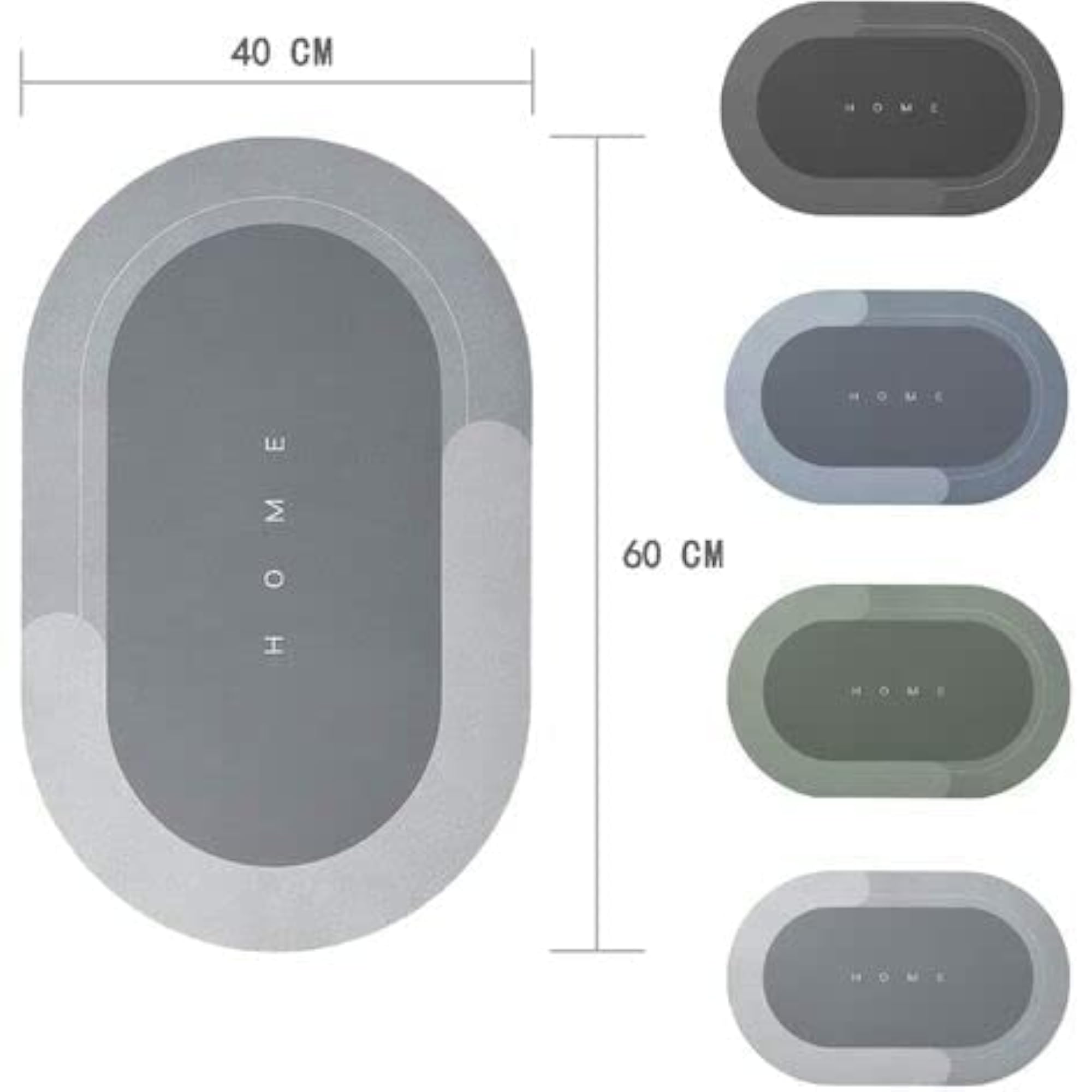 Super Soft Water Absorbent Anti Slip Bath Mat