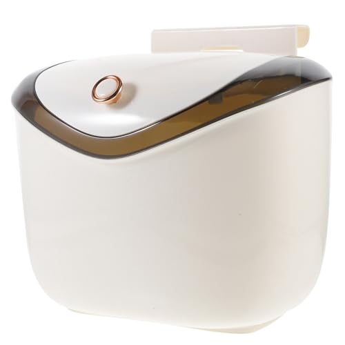 Kichvoe Hanging Kitchen Trash Can Wall-Mounted Waste Bin Elegant for Kitchen Bathroom Versatile Garbage Holder for Cabinets Easy Access Waste
