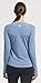 Solbari UPF 50+ Women's Sun Protection Long Sleeve Rashguard Aqua Sport Collection - Medium - Dusk Blue - UV Protection, Sun Protective