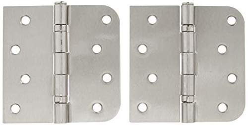 KS Hardware Ball Bearing Hinge, 4" x 4" with 1 Square & 1