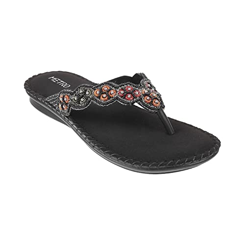 Image of Metro Women's Faux Leather Fashion Slip-on Sandal