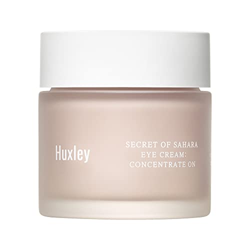 Huxley Secret Of Sahara Eye Cream Concentrate On 1.01 Oz. | Korean Ceramide Eye Cream With Vitamin E F K And Omega-6 | Improves Fine Lines And Dark Circles #TOP3