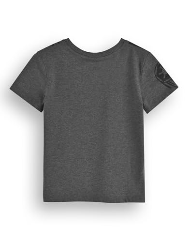 STAR WARS Boys T-Shirt | Kids Dark Grey Short Sleeve Graphic Tee | Sci-fi Movie Film Character Merchandise Gift3